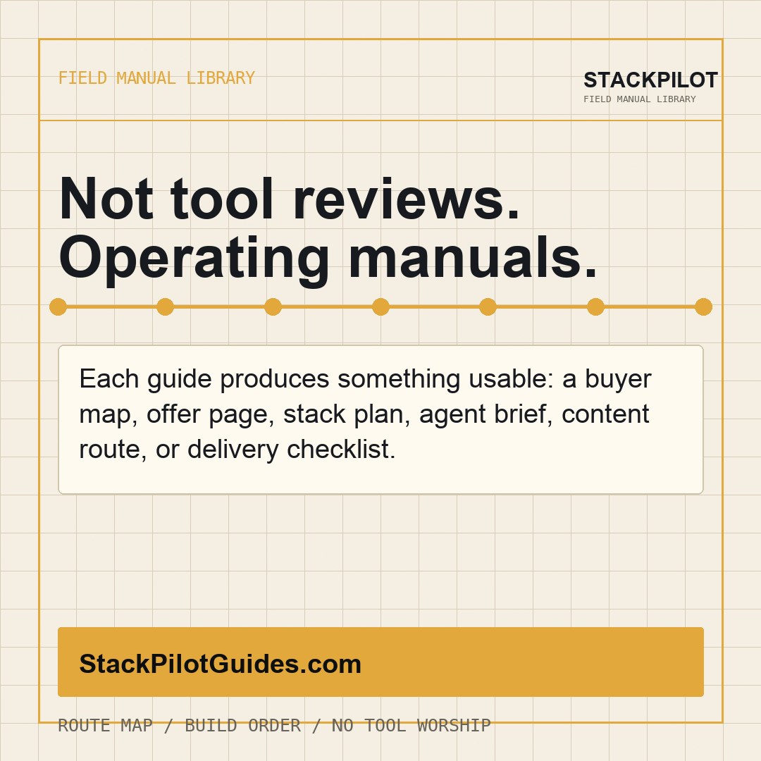 Not tool reviews, operating manuals